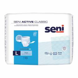 Chilot elastic absorbant Active Classic, Large, 10 bucati, Seni
