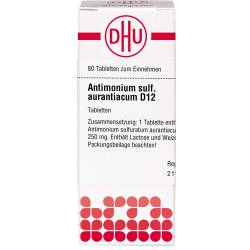 Antimonium Sulfuratum aurantiacum D 12 Tabletten 80 St
