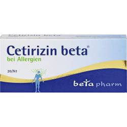 Cetirizin beta Filmtabletten 20 St