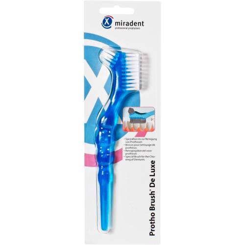 Miradent Prothesenbürste Protho Brush blau trans. 1 St