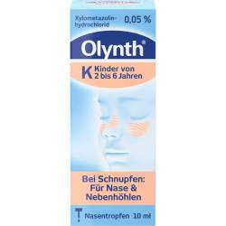 Olynth 0,05% für Kinder Nasentropfen 10 ml