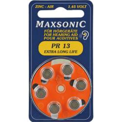 Batterien f.Hörgeräte Maxsonic Pr13 6 St