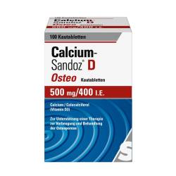 Calcium Sandoz D Osteo 500 mg/400 I.E. Kautabl. 100 St