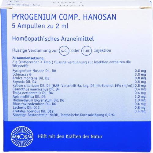 Pyrogenium Comp.Hanosan Ampullen 10 ml