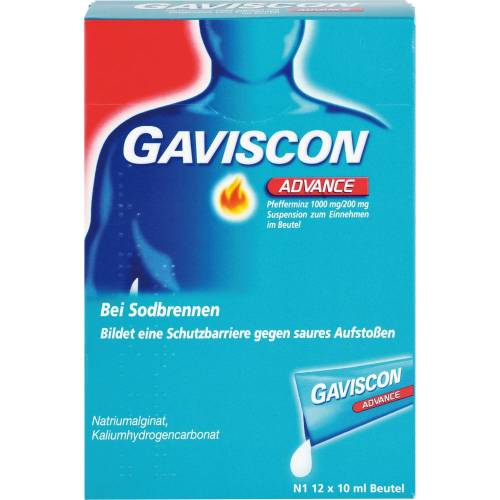 Gaviscon Advance Pfefferminz 1000mg/200mg Sus Btl. 120 ml