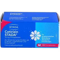 Cetirizin Stada 10 mg Filmtabletten 100 St