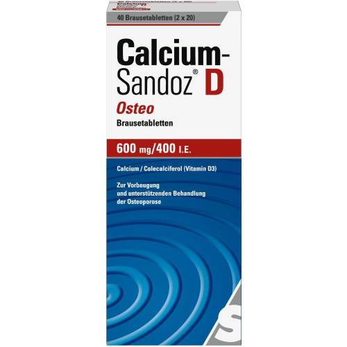 Calcium Sandoz D Osteo Brausetabletten 40 St