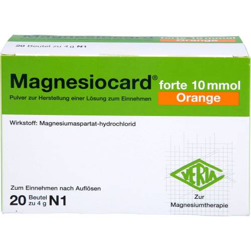 Magnesiocard forte 10 mmol Orange Plv.z.H.e.L.z.E. 20 St