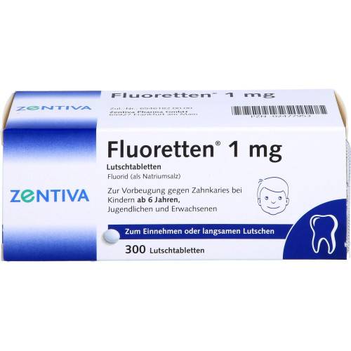 Fluoretten 1,0 mg Tabletten 300 St