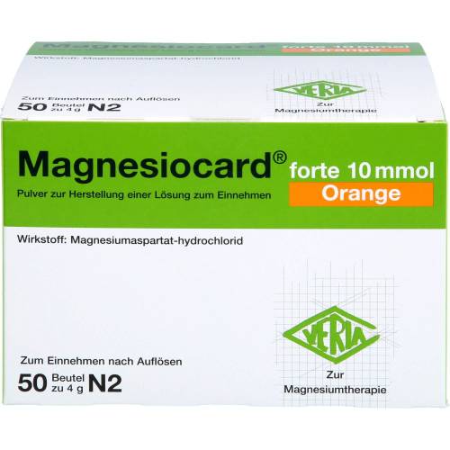 Magnesiocard forte 10 mmol Orange Plv.z.H.e.L.z.E. 50 St