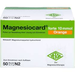 Magnesiocard forte 10 mmol Orange Plv.z.H.e.L.z.E. 50 St