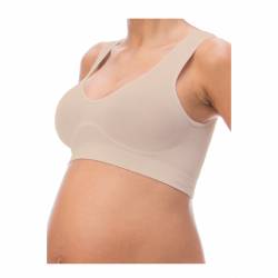 Sutien tip bustiera pentru gravide, Relaxsan 5310, Bej, marime L