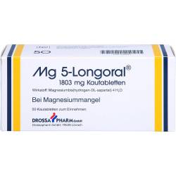 Mg 5 Longoral Kautabletten 50 St