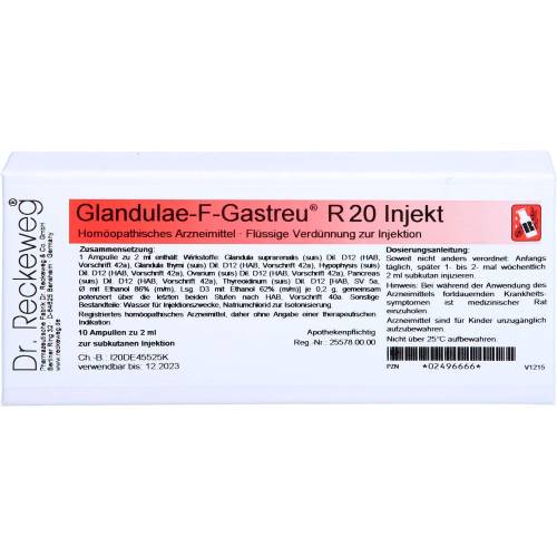 Glandulae-F-Gastreu R20 Injekt Ampullen 20 ml