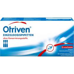 Otriven 0,1% Nasentropfen Einzeldosispipetten 12 ml