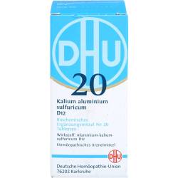 Biochemie Dhu 20 Kalium alum.sulfur.D 12 Tabletten 200 St