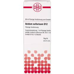 Acidum Sulfuricum D 12 Dilution 50 ml