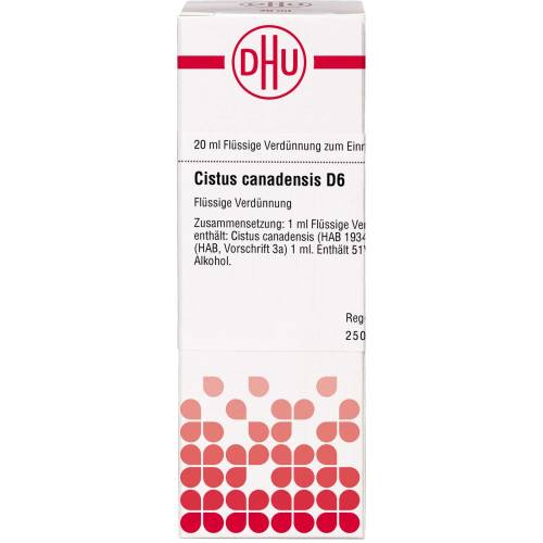 Cistus Canadensis D 6 Dilution 20 ml