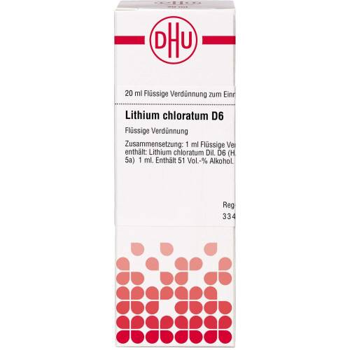 Lithium Chloratum D 6 Dilution 20 ml