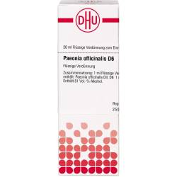 Paeonia Officinalis D 6 Dilution 20 ml