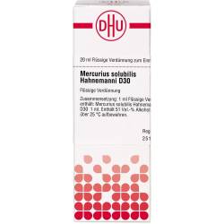 Mercurius Solubilis Hahnemanni D 30 Dilution 20 ml