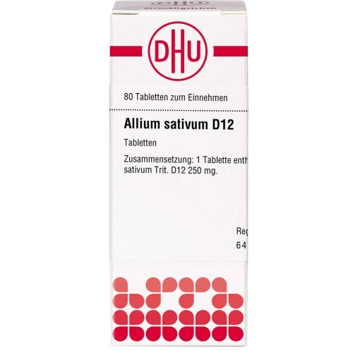 Allium Sativum D 12 Tabletten 80 St