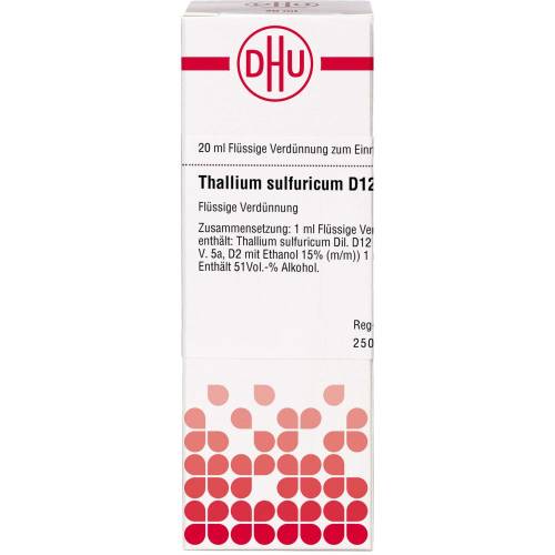 Thallium Sulfuricum D 12 Dilution 20 ml