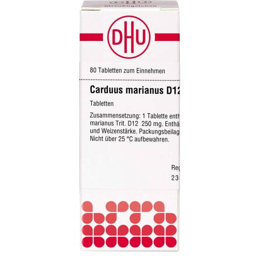 Carduus Marianus D 12 Tabletten 80 St