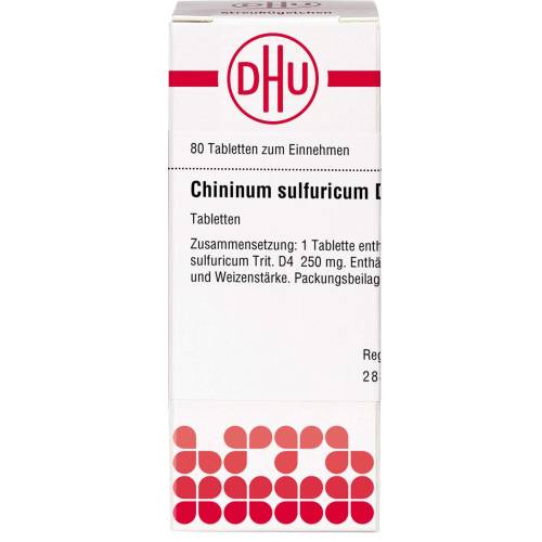 Chininum Sulfuricum D 4 Tabletten 80 St