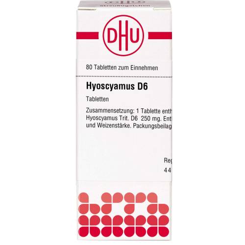 Hyoscyamus D 6 Tabletten 80 St
