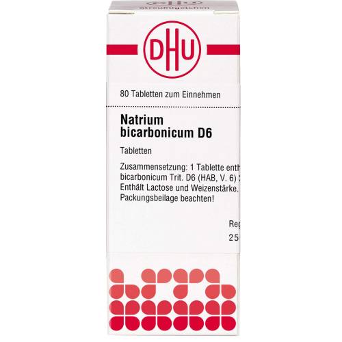 Natrium Bicarbonicum D 6 Tabletten 80 St