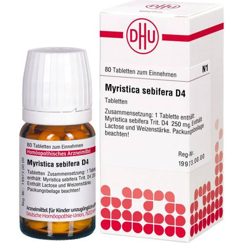 Myristica Sebifera D 4 Tabletten 80 St