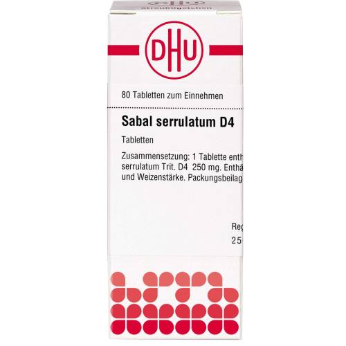 Sabal Serrulatum D 4 Tabletten 80 St