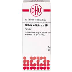 Salvia Officinalis D 4 Tabletten 80 St