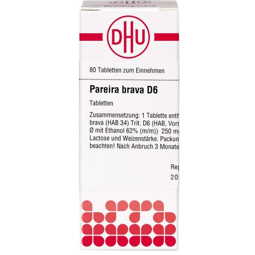 Pareira Brava D 6 Tabletten 80 St