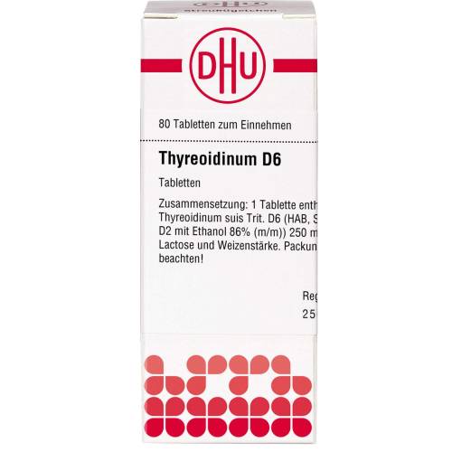 Thyreoidinum D 6 Tabletten 80 St