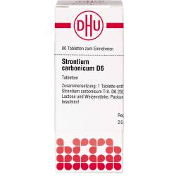 Strontium Carbonicum D 6 Tabletten 80 St