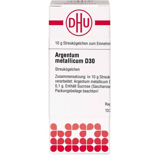 Argentum Metallicum D 30 Globuli 10 g
