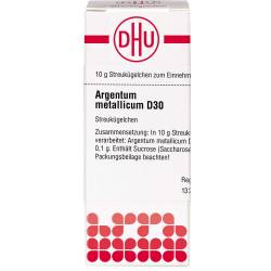 Argentum Metallicum D 30 Globuli 10 g