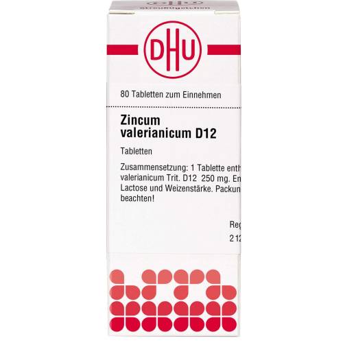 Zincum Valerianicum D 12 Tabletten 80 St