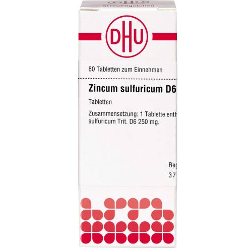 Zincum Sulfuricum D 6 Tabletten 80 St