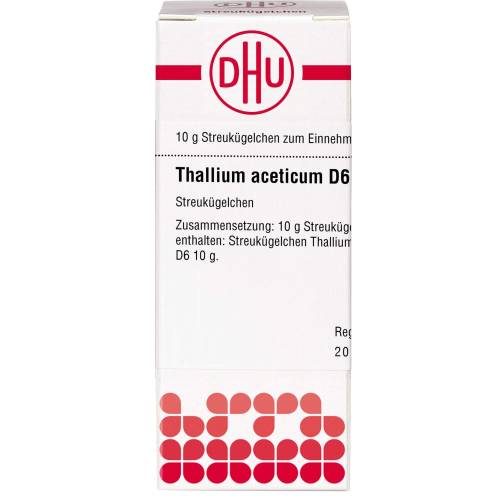 Thallium Aceticum D 6 Globuli 10 g