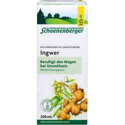 Ingwer Pflanzentrunk Schoenenberger 200 ml