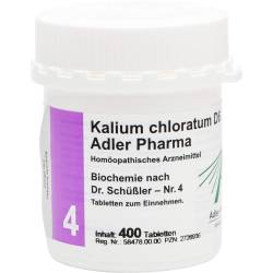 Biochemie Adler 4 Kalium chloratum D 6 Tabletten 400 St