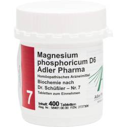 Biochemie Adler 7 Magnesium phosphoricum D 6 Tabl. 400 St