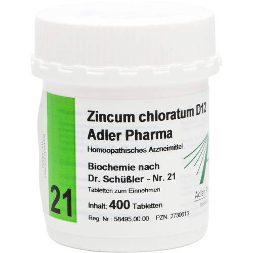 Biochemie Adler 21 Zincum chloratum D 12 Tabletten 400 St