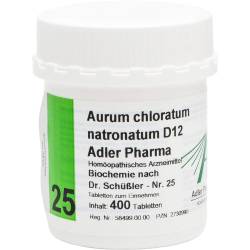 Biochemie Adler 25 Aurum chloratum natr.D 12 Tabl. 400 St