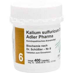 Biochemie Adler 6 Kalium sulfuricum D 6 Tabletten 400 St