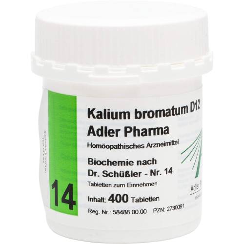 Biochemie Adler 14 Kalium bromatum D 12 Tabletten 400 St