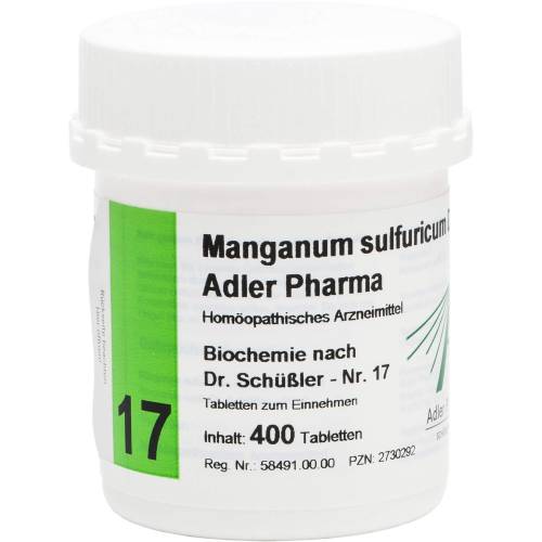 Biochemie Adler 17 Manganum sulfuricum D 12 Tabl. 400 St